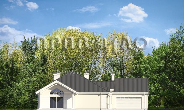 Проект одноэтажной виллы S8-384 (Парковая Резиденция)