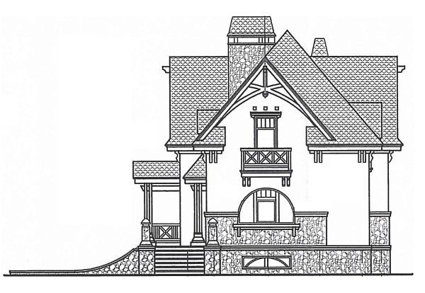 Проект дома из пенобетонных блоков J-180-1P