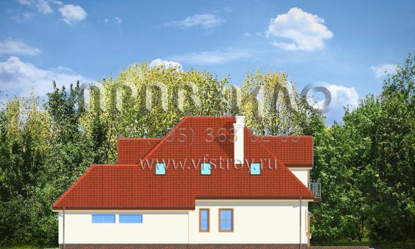 Проект дома для семьи из 5 человек S8-303-1 (Хорнувек 2)