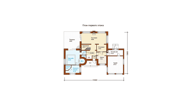 Роскошный особняк, выполненный в лучших традициях Северного Модерна M-292-1K