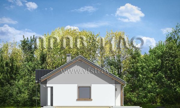 Проект коттеджа с двумя спальнями  S8-85-3 (Киприан)
