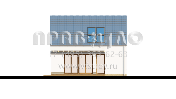 Проект частного дома для размещения на приусадебном участке S3-101 (Z221)