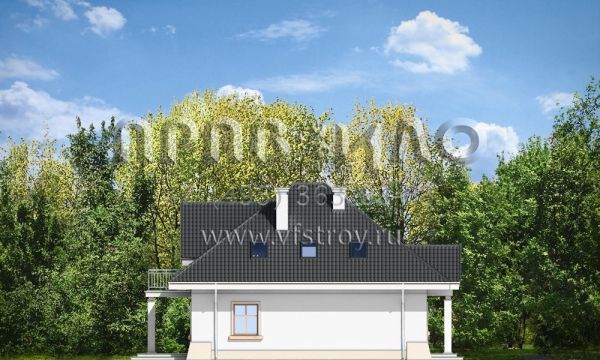 Проект дома с солидным входом S8-183-2 (Шалость)