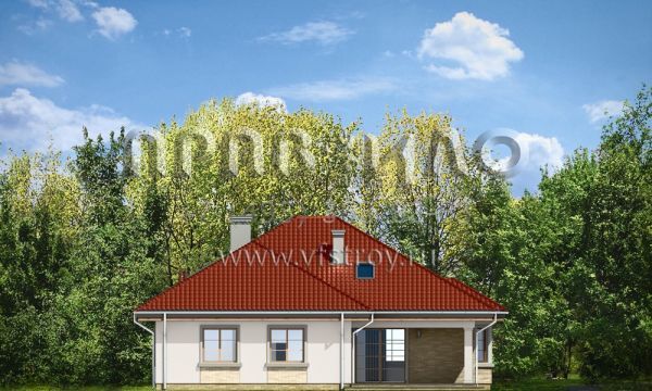 Проект дома с нежилым чердаком S8-252 (Наталья 3)