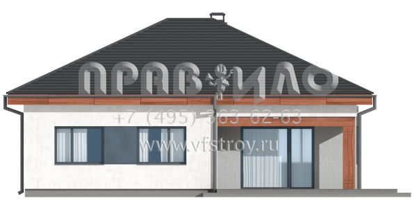 Проект одноэтажного дома S3-101 (Z273 a el)