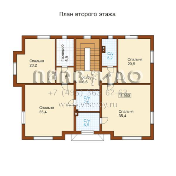 Проект дома с системой "несъемной опалубки" S6-351(L-351-1M)