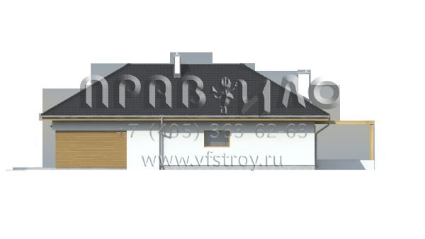 Проект коттеджа Т-образной формы S3-166-6 (Z190)