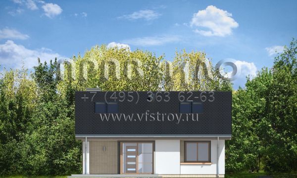 Проект стильного одноэтажного коттеджа S8-109 (Бонифаций)