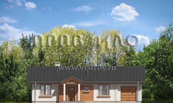 Проект дома с внутренней террасой S8-151 (Милусь)