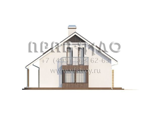 Проект комфортабельного дома для строительства на небольшом участке S3-180 (Z120)