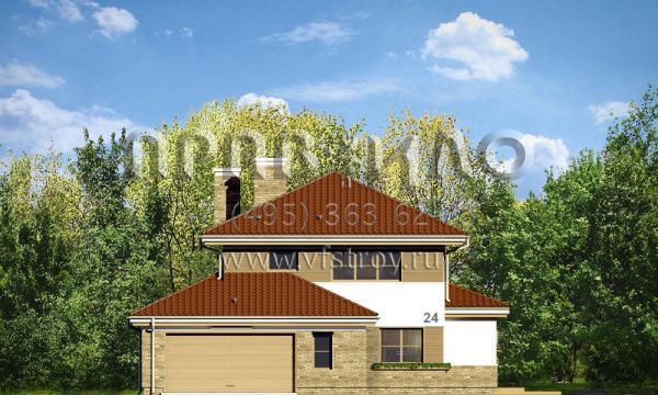 Проект коттеджа с пятью спальнями S8-329 (Кассиопея 6)