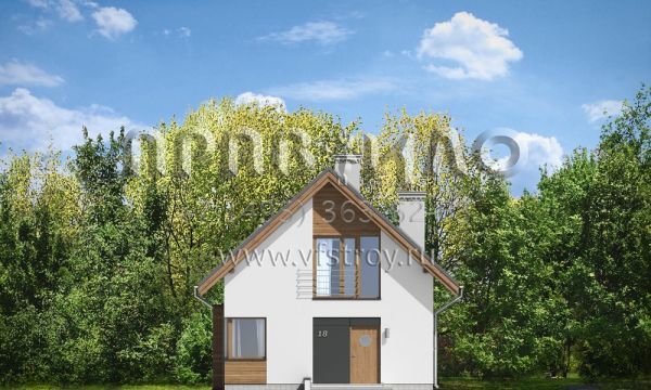 Проект простого коттеджа S8-120 (Густав)