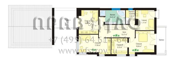 Проект стильного дома для небольшого участка S8-305 (Лугано)