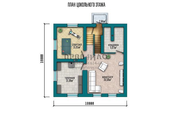 Проект красивого кирпичного дома, выполненного в дореволюционном стиле  S2-245 (023-245-2П)