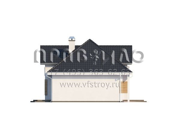 Проект загородного дома с функциональным чердаком  S3-276 (Z171)