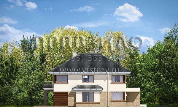 Проект загородного коттеджа в современном стиле S8-259 (Гелиос)