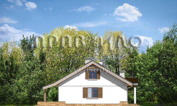 Проект односемейного загородного дома S8-151-1 (Незабудка с Гаражом)