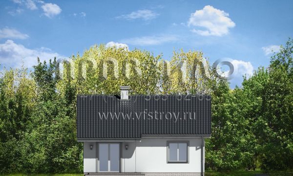 Проект пропорционального загородного дома  S8-90 (София)