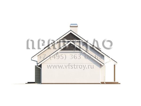 Проект комфортабельного дома для строительства на небольшом участке S3-180 (Z120)