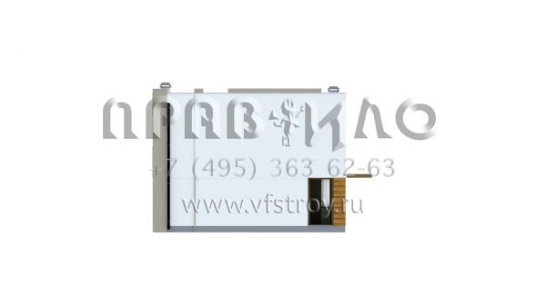 Проект дома в стиле хайтек для строительства на узком участке  S3-102-2 (ZX51)