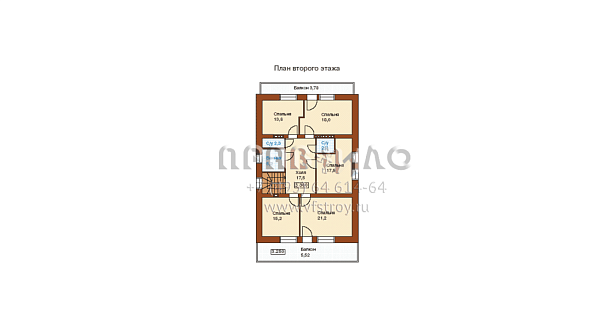 Проект современного коттеджа для постоянного проживания K-231-1K