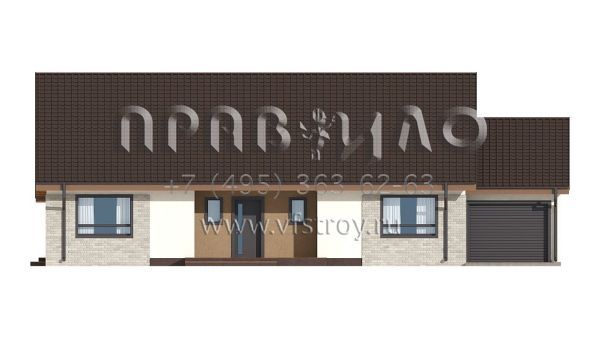 Проект энергоэффективного дома из кирпича, керамических блоков или газобетона S3-143-2 (Z98 L GP)