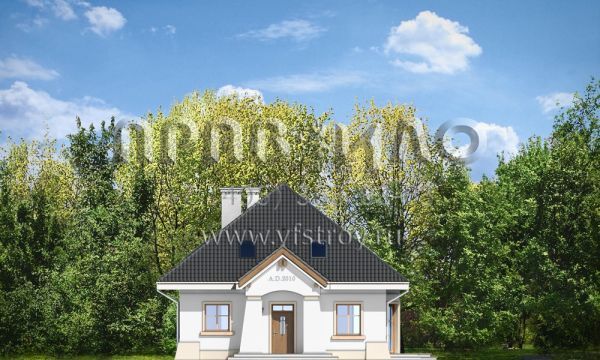 Проект дома с солидным входом S8-183-2 (Шалость)