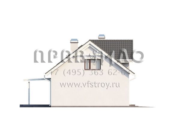 Проект комфортабельного дома с камином для большой семьи S3-173 (Z122)