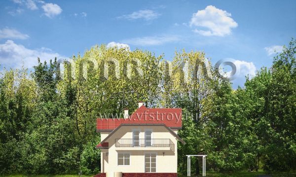 Проект дома с камином в гостиной S8-220-1 (Погодный 3)