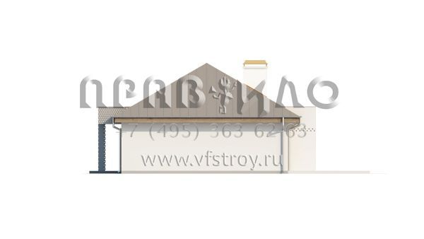 Проект одноэтажного оригинального дома  S3-133-1 (Z165)