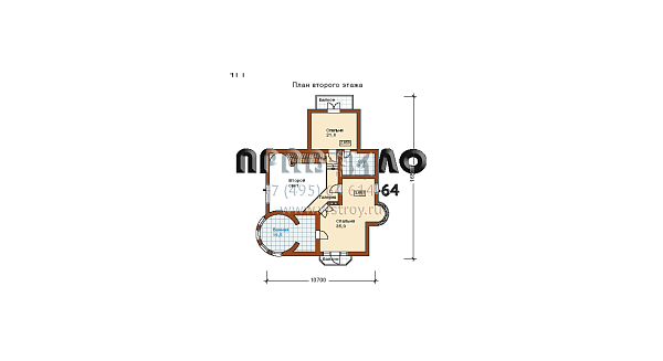 Проект дома в стиле эклектика и элементами модерна K-220-1P