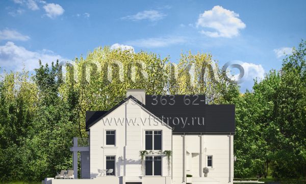Проект большой виллы S8-406 (Вилла Анна Мария)
