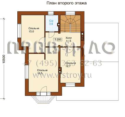 Проект дома в канадском стиле  S6-170(J-170-1P)