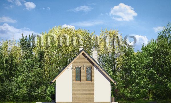 Проект дома с крыльцом - террасой S8-119-1 (Приключение 2)