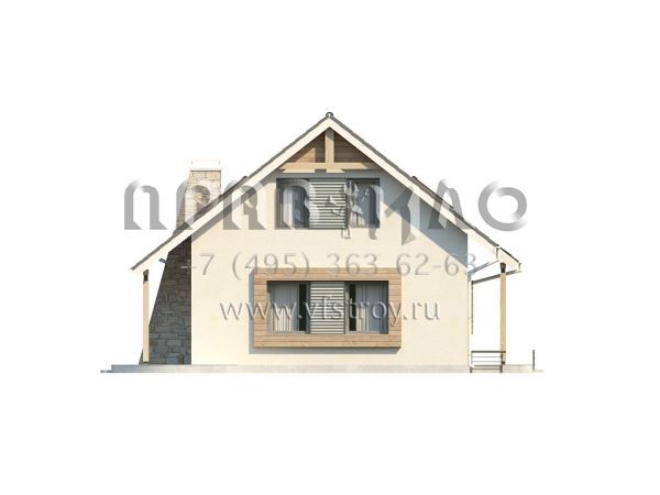 Проект двухэтажного функционального дома S3-154 (Z111)