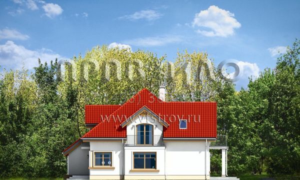 Проект красивого коттеджа S8-263 (Амадеус)