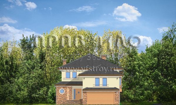 Проект двухэтажного дома с подвалом S8-485 (Удобный)