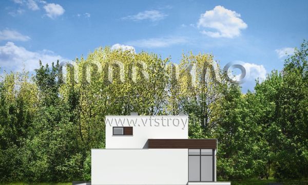 Проект коттеджа в стиле хай-тек S8-288 (Вилла Азур)