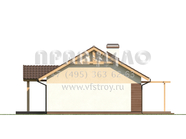 Проект удобного дома для двоих  S3-92-1 (Z61)