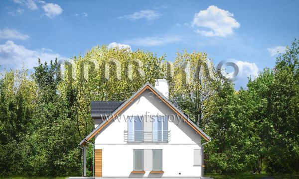 Проект быстровозводимого коттеджа S8-158-1 (Идеальный)