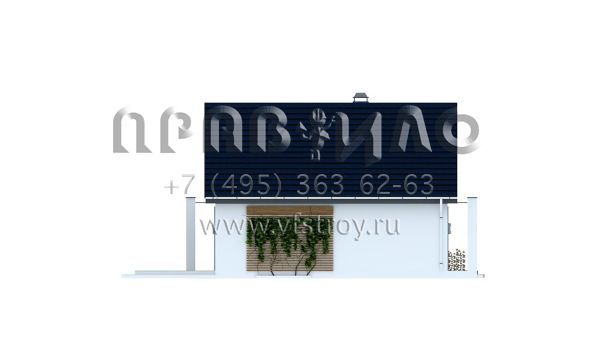 Проект компактного бунгало с двумя террасами S3-95-1 (Z242)