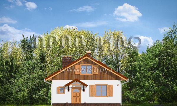 Проект экономичного коттеджа S8-111 (Блошка)