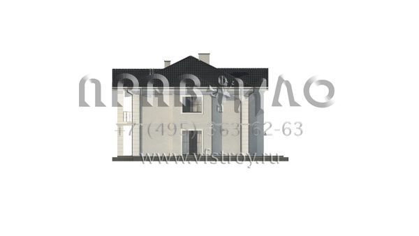 Проект респектабельного коттеджа в классическом стиле S3-355 (ZX113)