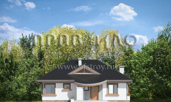 Проект дома из керамических блоков S8-153 (Самшит)
