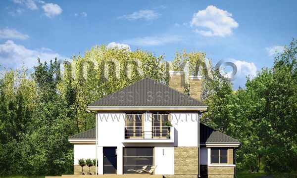 Проект комфортабельной виллы S8-320-1 (Кассиопея 5)