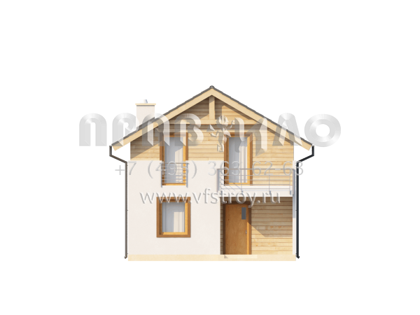 Проект экономичного дома для небольшого участка S3-110-2 (Z38)