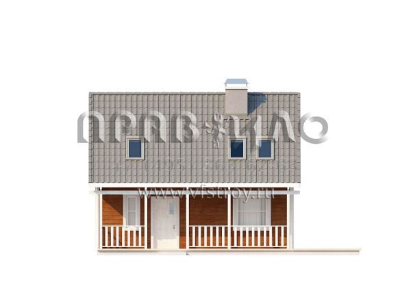 Проект небольшого уютного коттеджа  S3-84 (Z39)