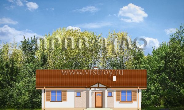 Проект коттеджа из поризованной керамики S8-110-3 (Солнечный)