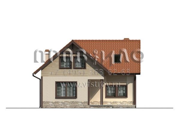 Проект Т-образного загородного дома S3-143-1 (Z37)