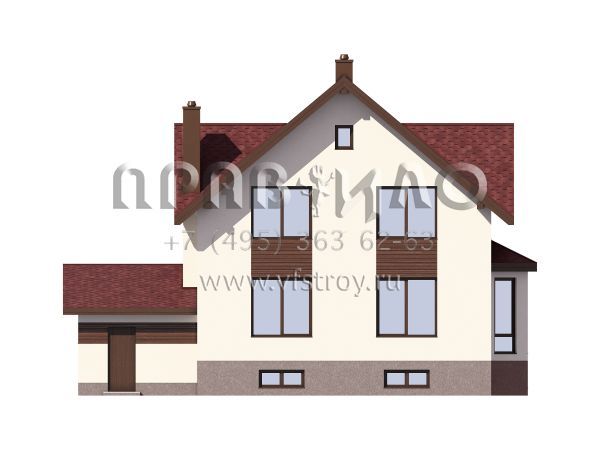 Проект загородного дома с подвалом S7-302 (3-52c.Р)